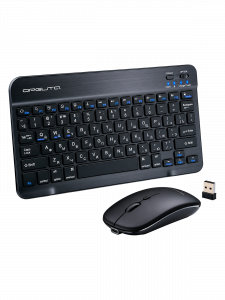 Клавиатура и мышь беспроводные Bluetooth комплект Орбита OT-PCM67 Чёрный